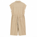 Universal Thread High Rise Tan Linen Jumpsuit